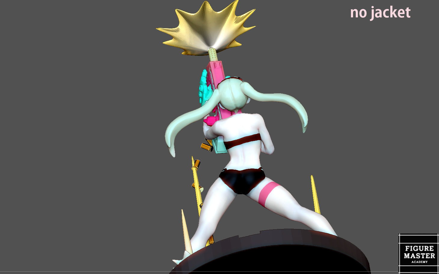 REBECCA 2 CYBERPUNK EDGERUNNERS 2077 ANIME GIRL CHARACTER 3D print model_20