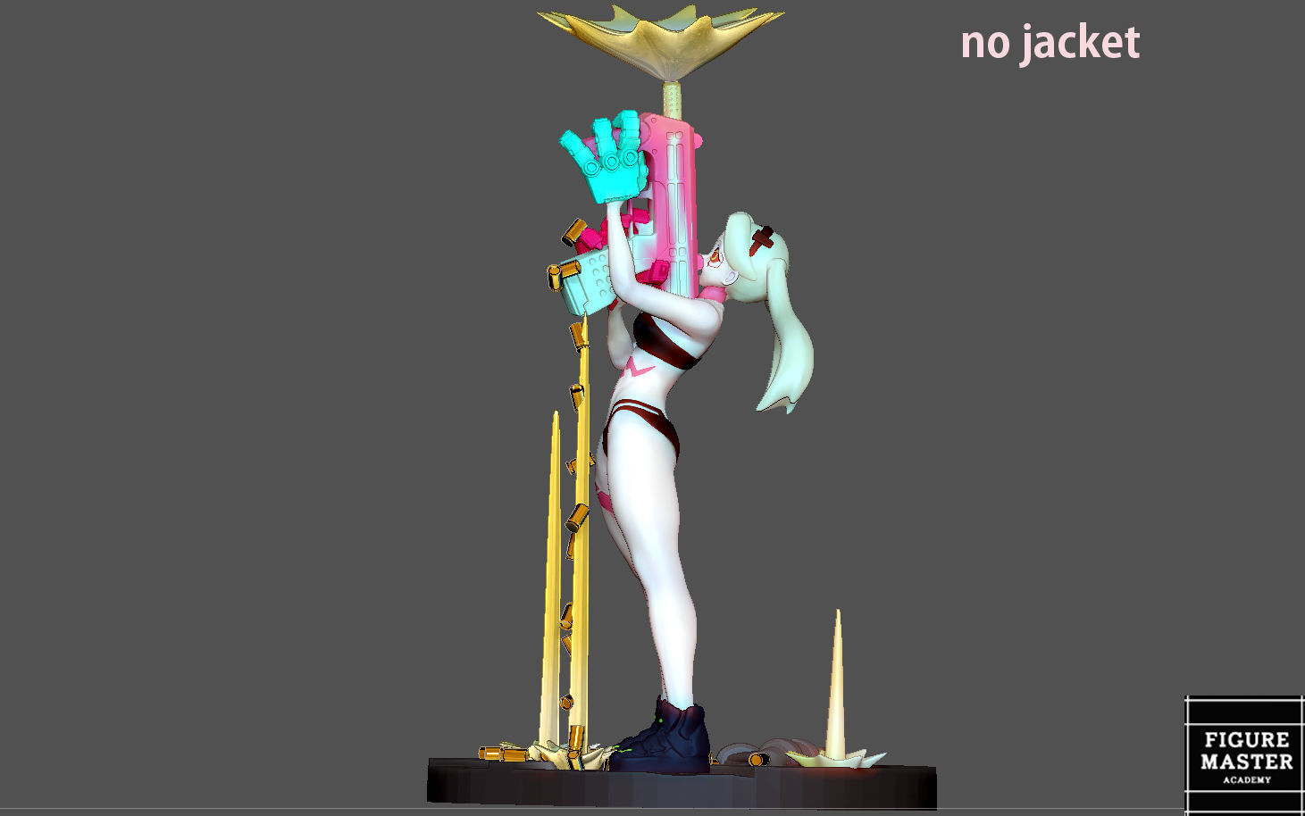 REBECCA 2 CYBERPUNK EDGERUNNERS 2077 ANIME GIRL CHARACTER 3D print model_18