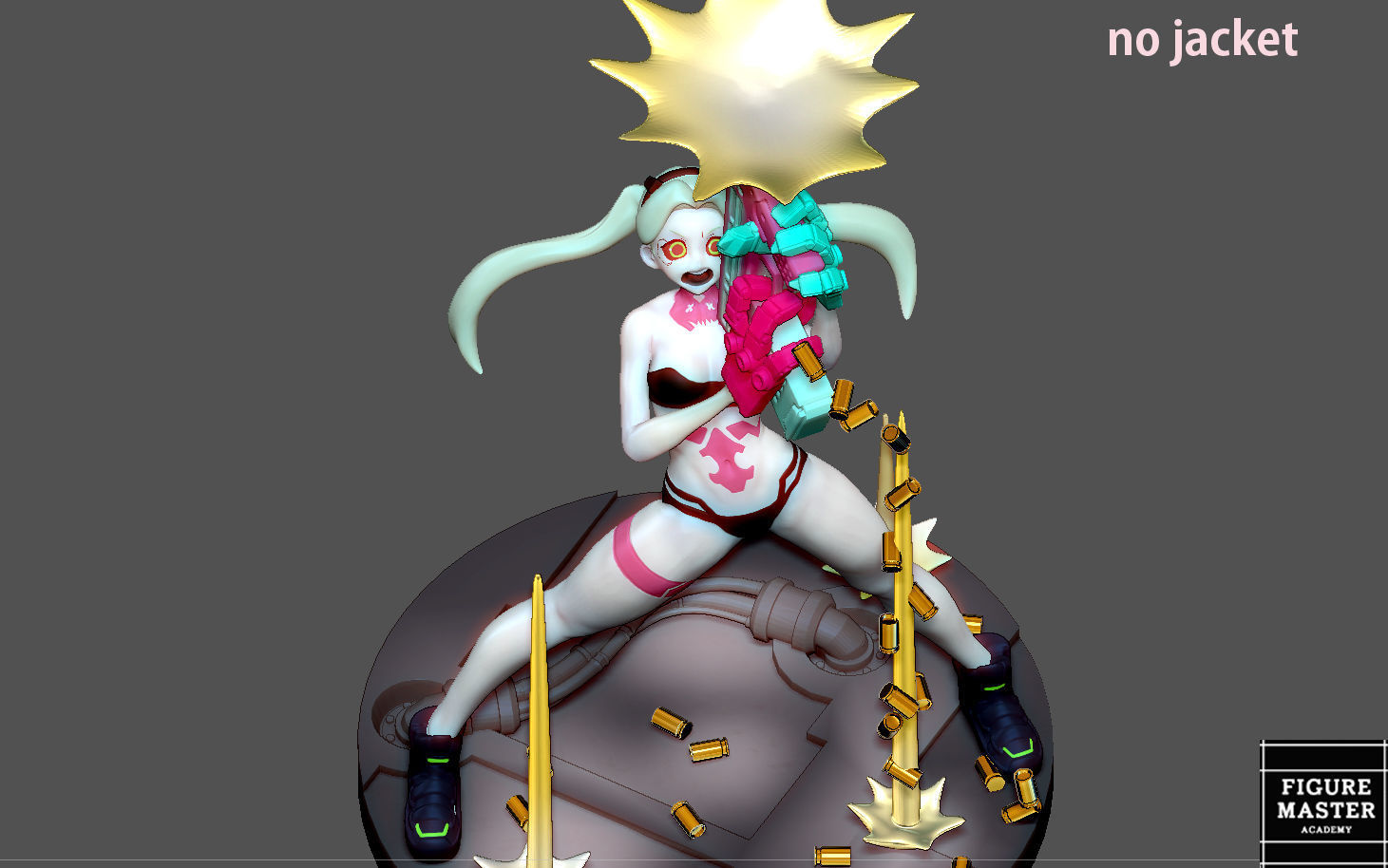 REBECCA 2 CYBERPUNK EDGERUNNERS 2077 ANIME GIRL CHARACTER 3D print model_15