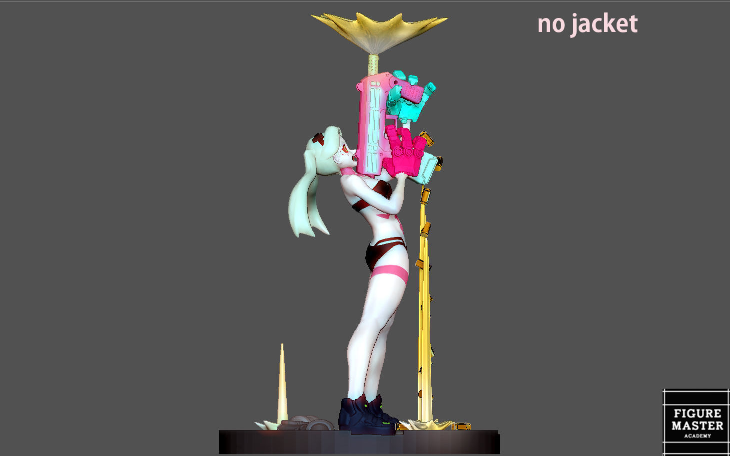 REBECCA 2 CYBERPUNK EDGERUNNERS 2077 ANIME GIRL CHARACTER 3D print model_10