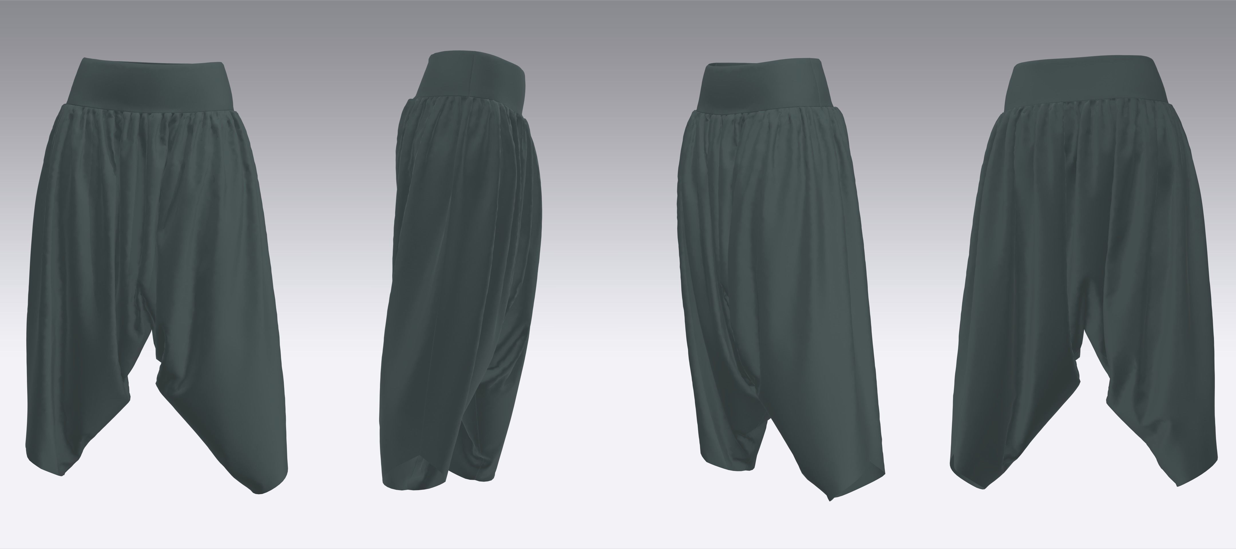 Pants Outfits MD CLO 3D zprj project files 3D Model Collection_14