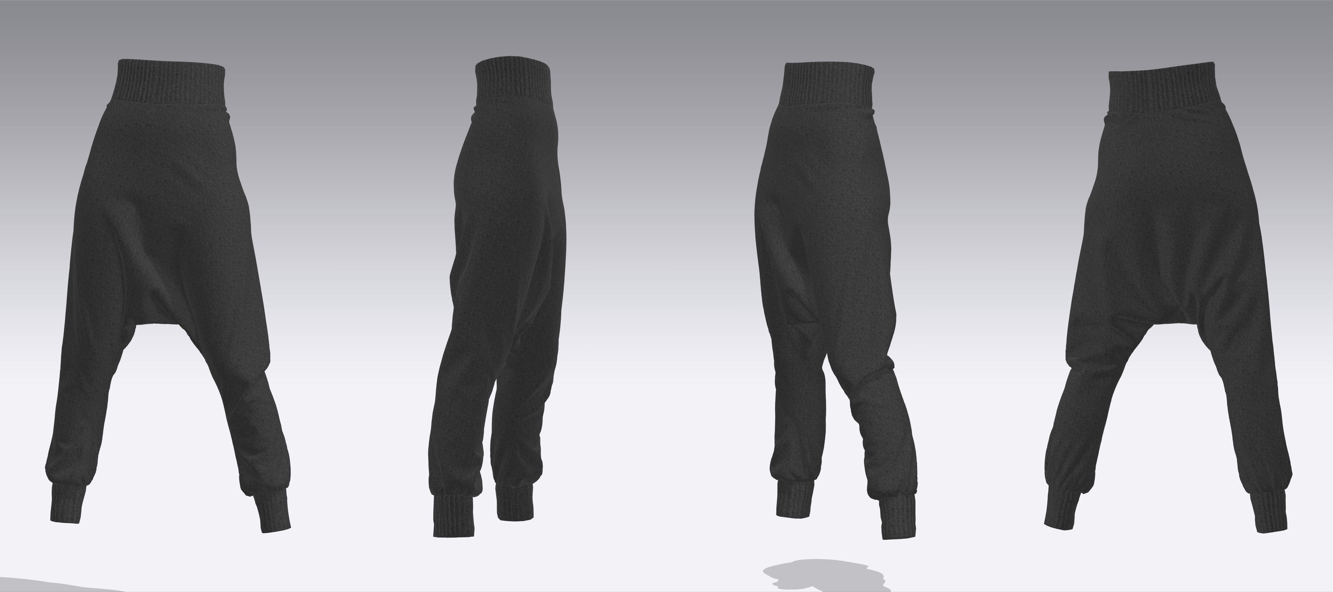 Pants Outfits MD CLO 3D zprj project files 3D Model Collection_15