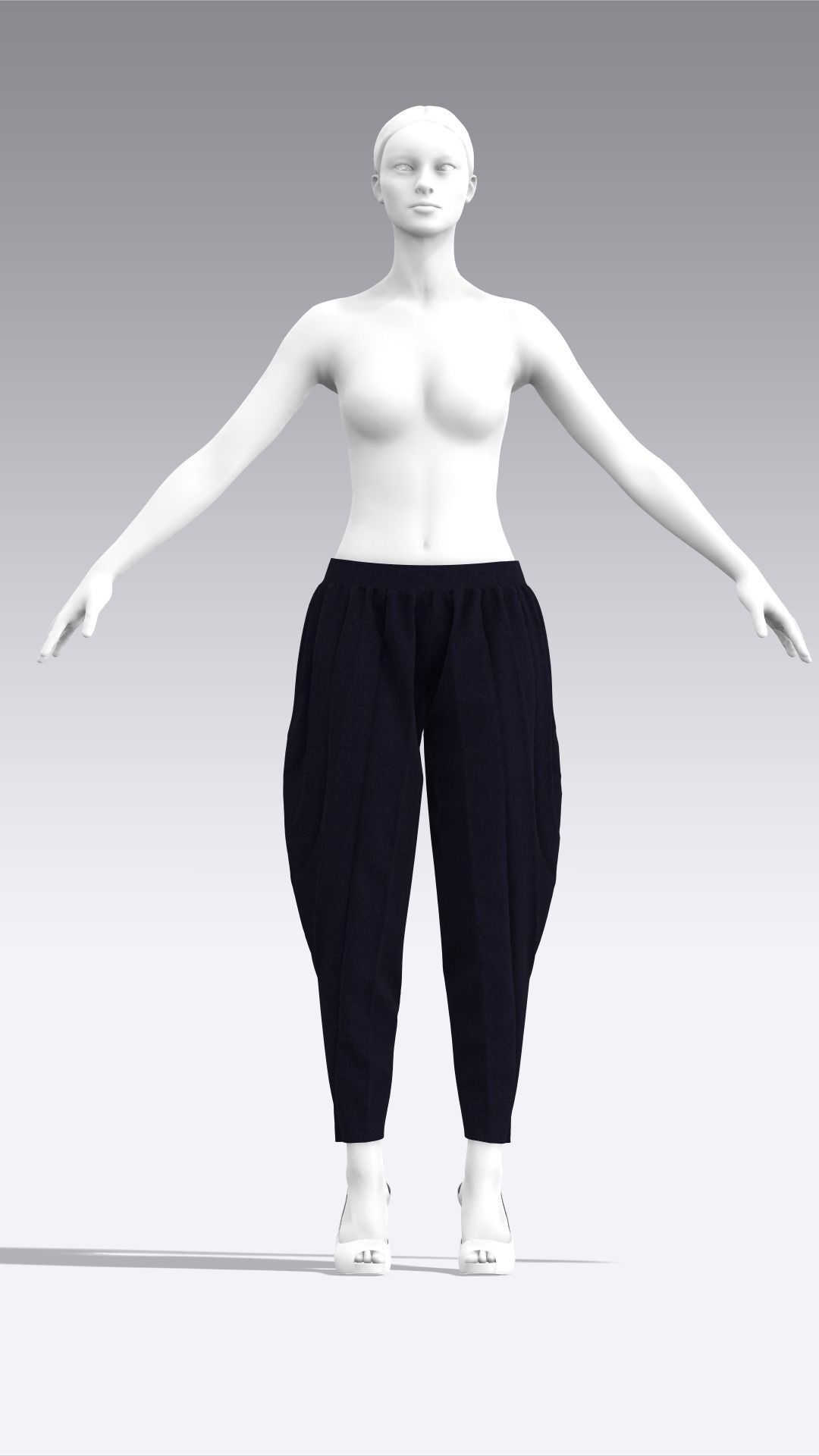 Pants Outfits MD CLO 3D zprj project files 3D Model Collection_30
