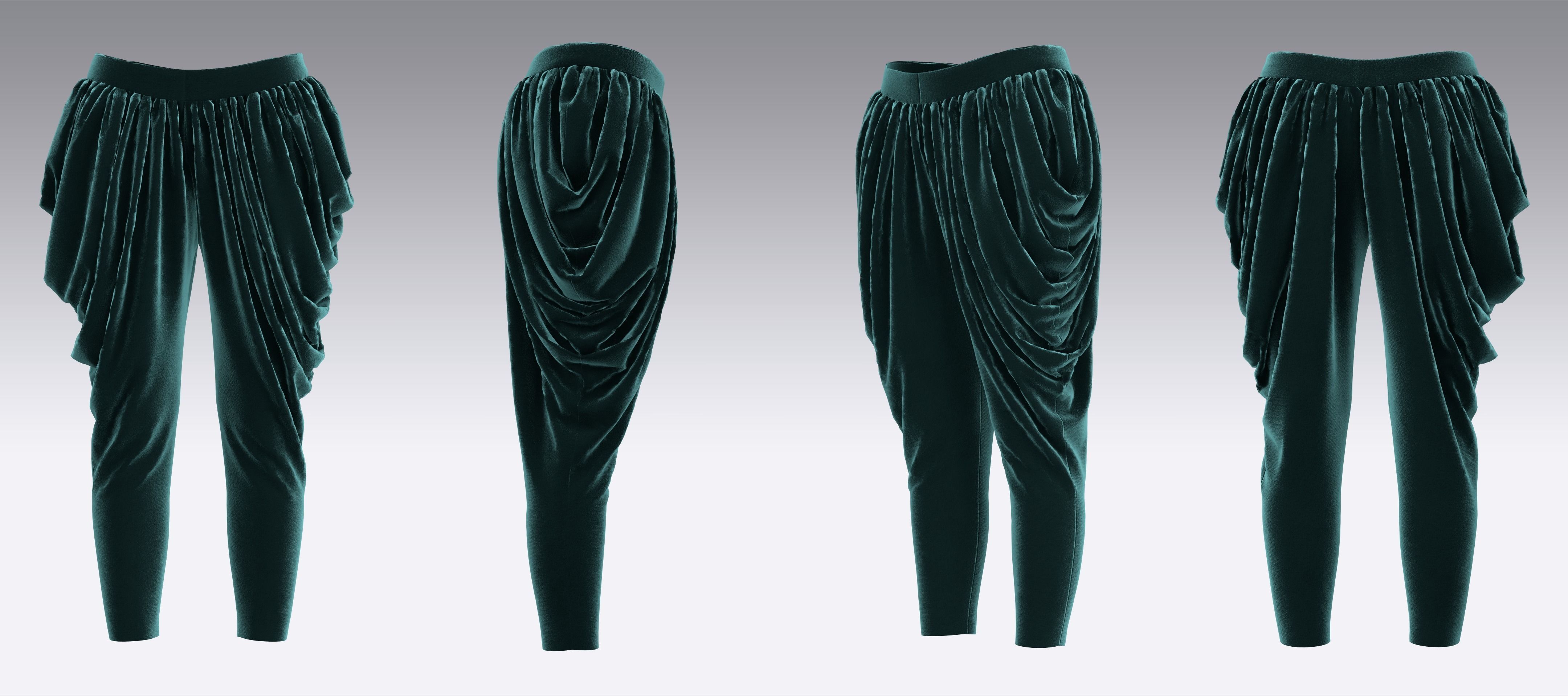 Pants Outfits MD CLO 3D zprj project files 3D Model Collection_17