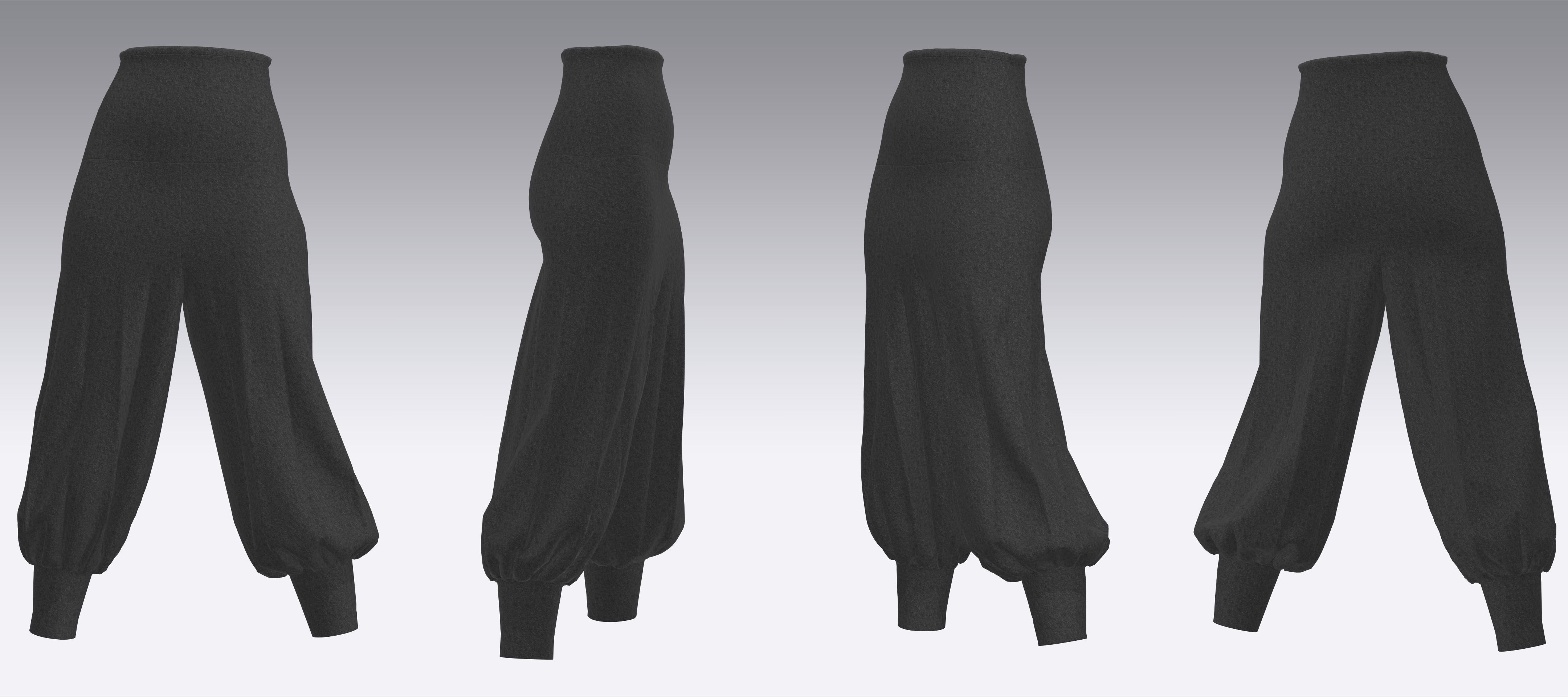 Pants Outfits MD CLO 3D zprj project files 3D Model Collection_22