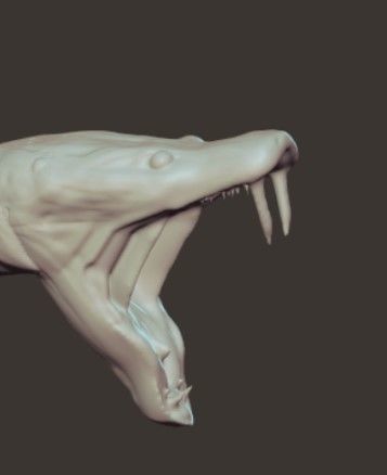 voldemort and nagini bust 3D print model_4