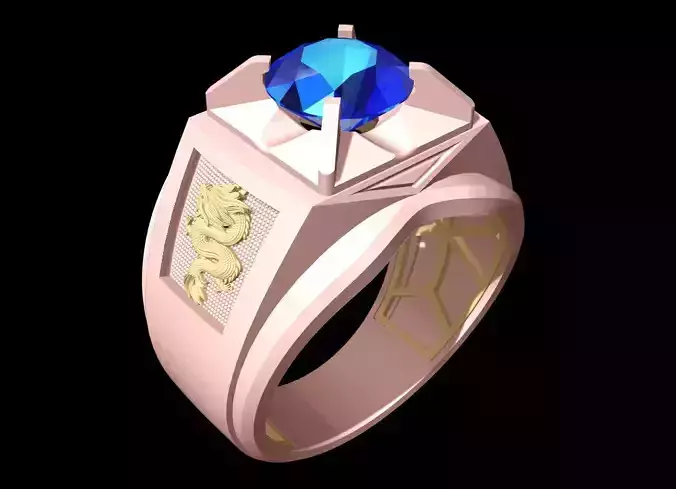 Dragon Ring - Mens Ring - N6470