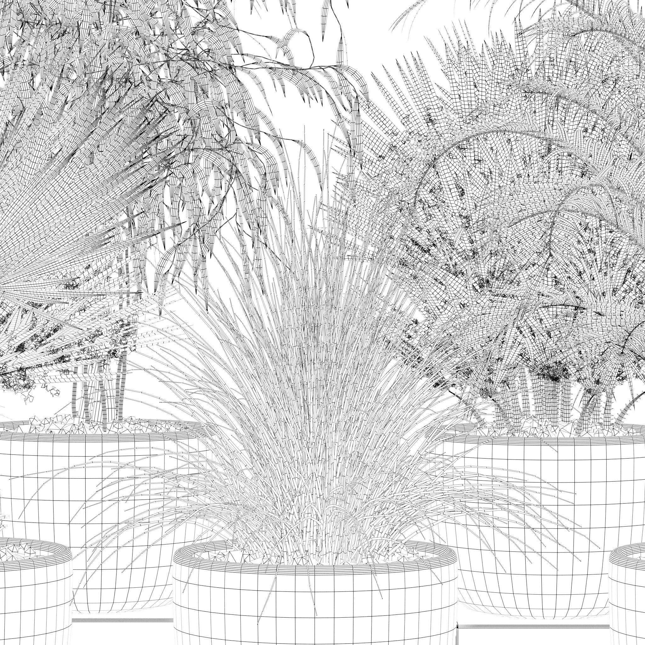 20 Photorealistic Flowers for Interiors - set 118 125 132 135 3D Model Collection_50