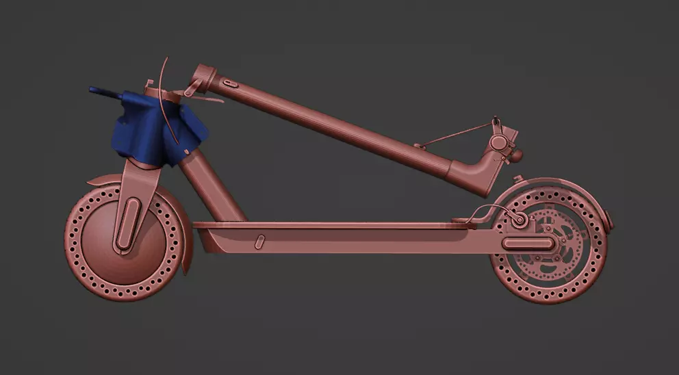 Xiaomi Mi Scooter 3 3D Print Stand Pieces 3D print model
