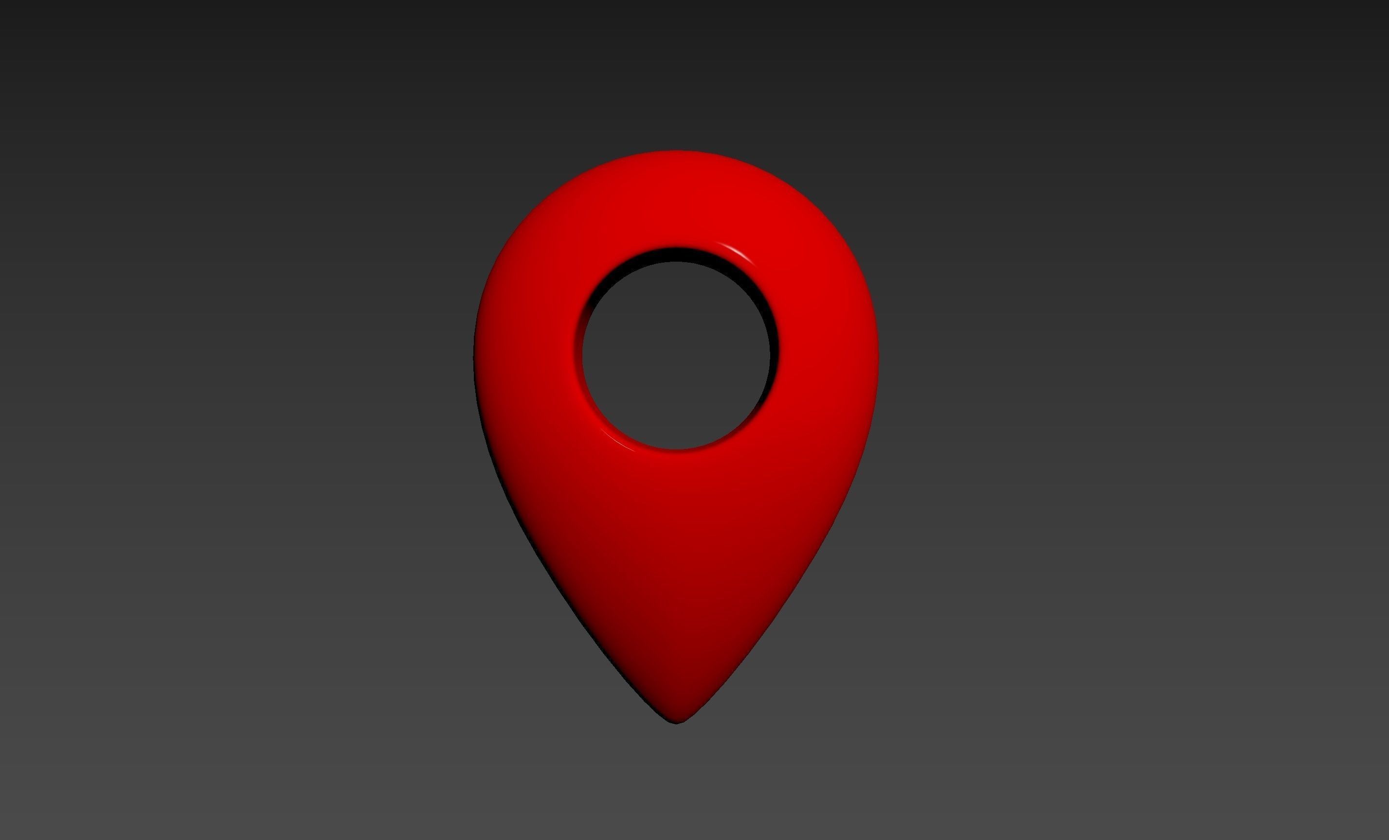 Symbol003 Map Point 3D model_20