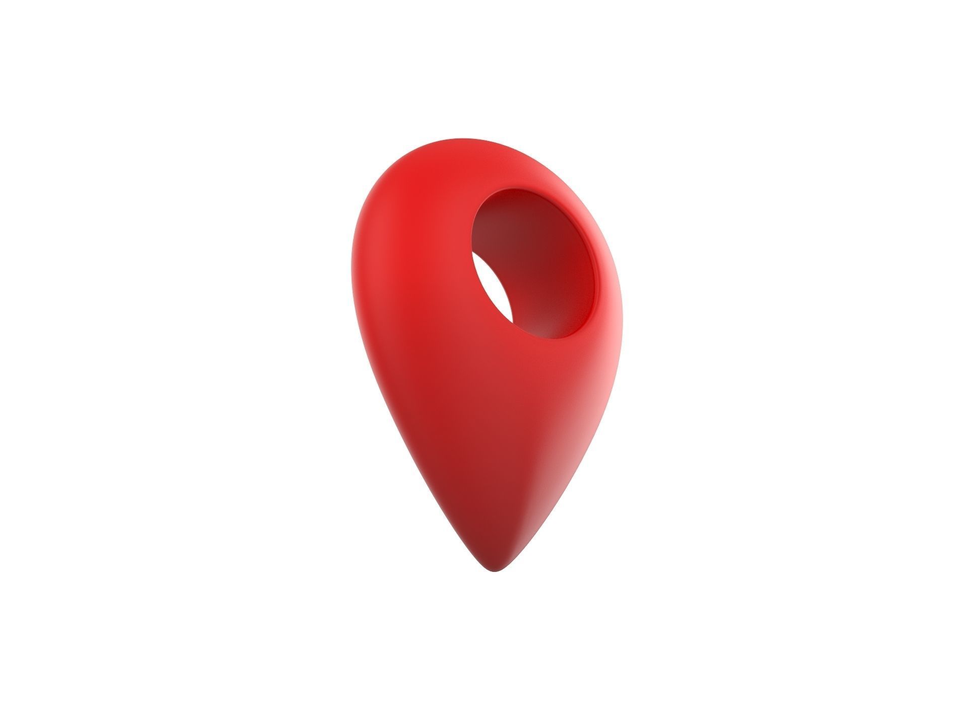 Symbol003 Map Point 3D model_2