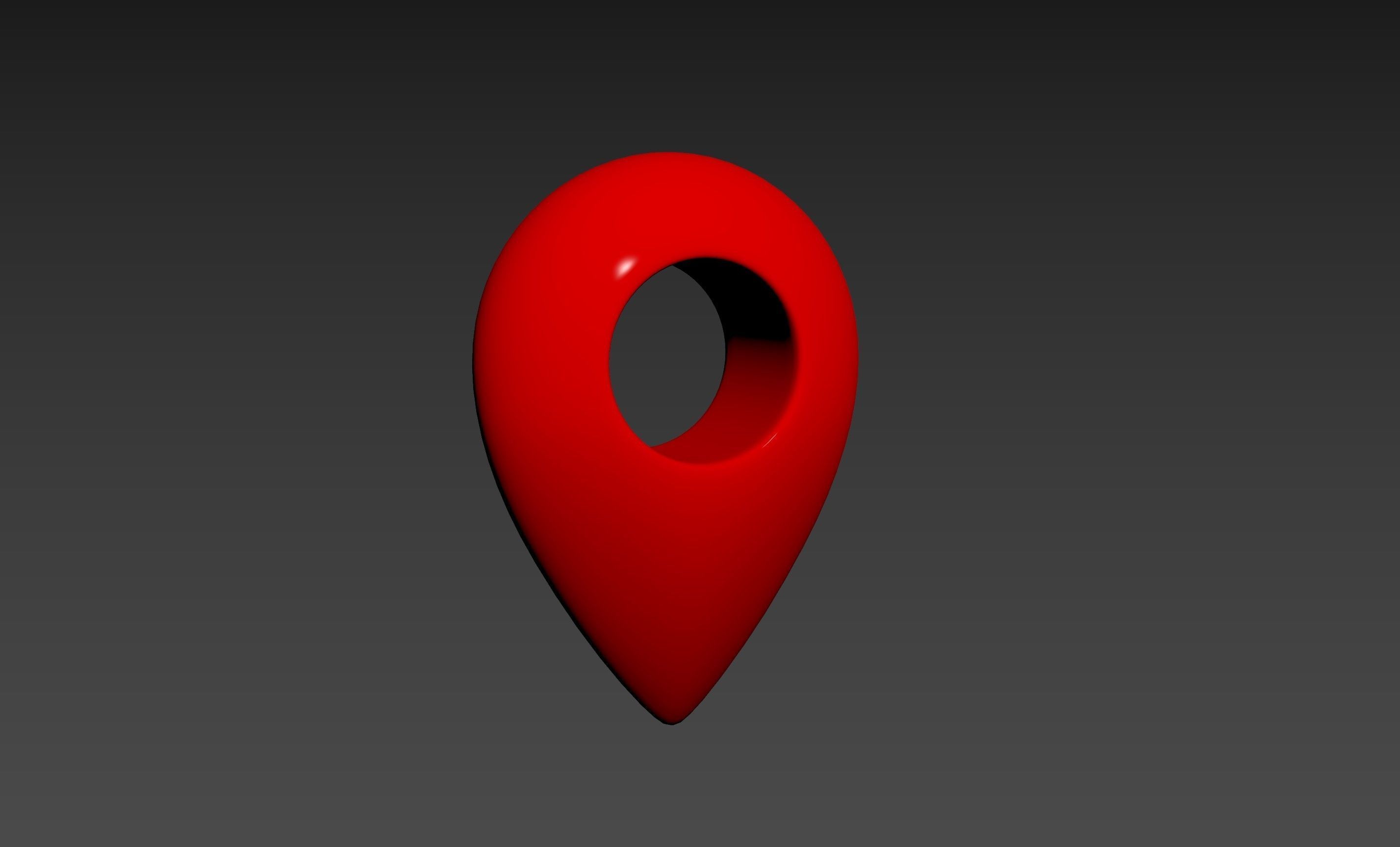 Symbol003 Map Point 3D model_14