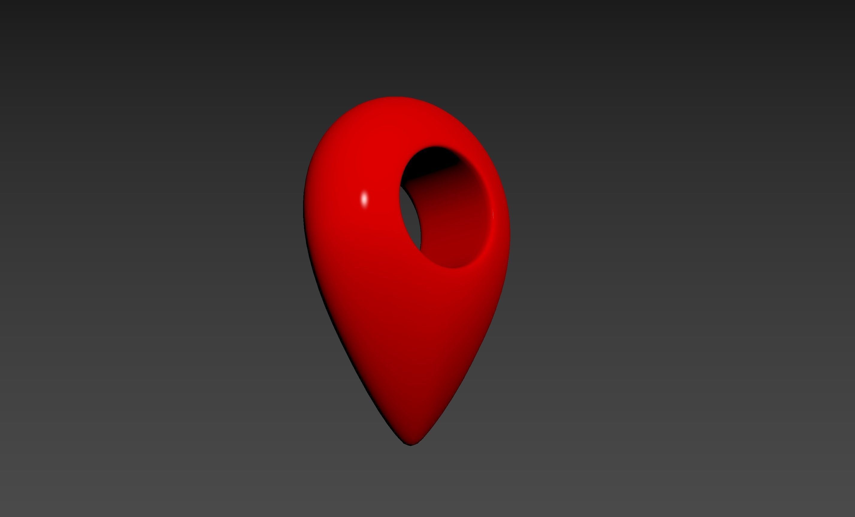 Symbol003 Map Point 3D model_15