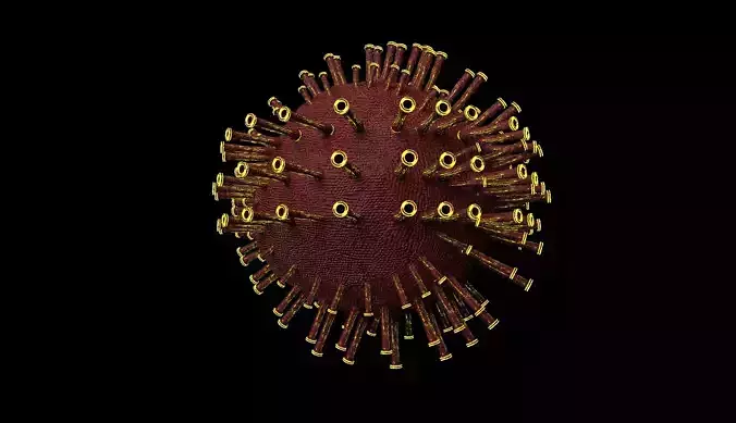 Corona Virus 3D 