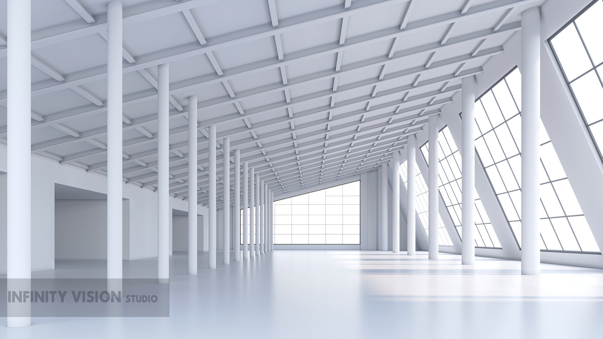 interior base mesh pack vol 01 Low-poly 3D model_1