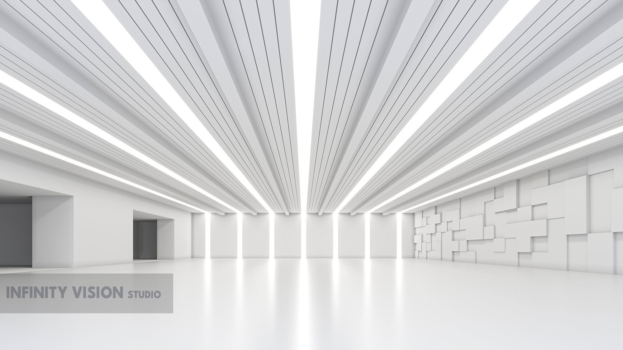 interior base mesh pack vol 01 Low-poly 3D model_2