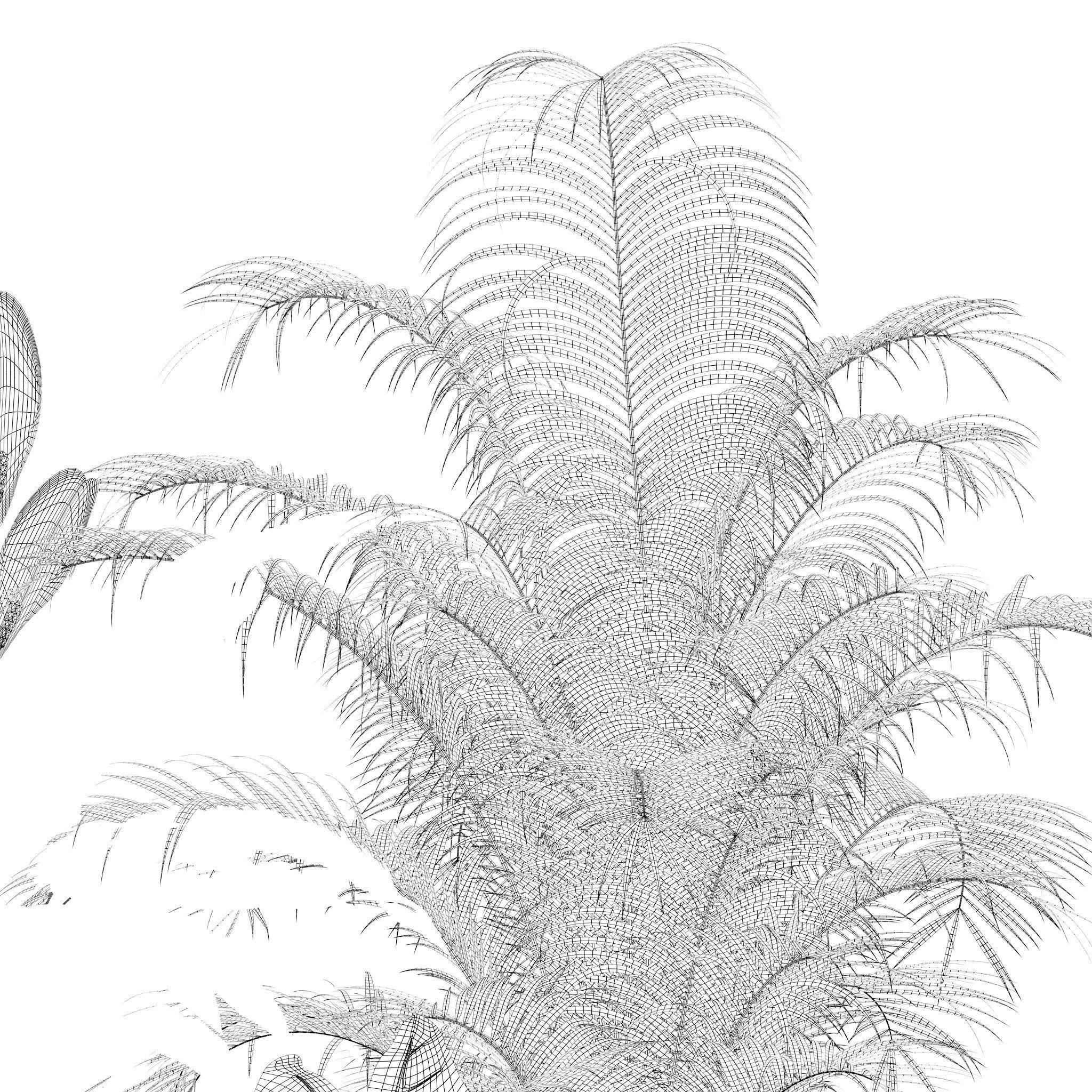 20 Photorealistic Flowers for Interiors - set 120 123 136 140 3D Model Collection_45