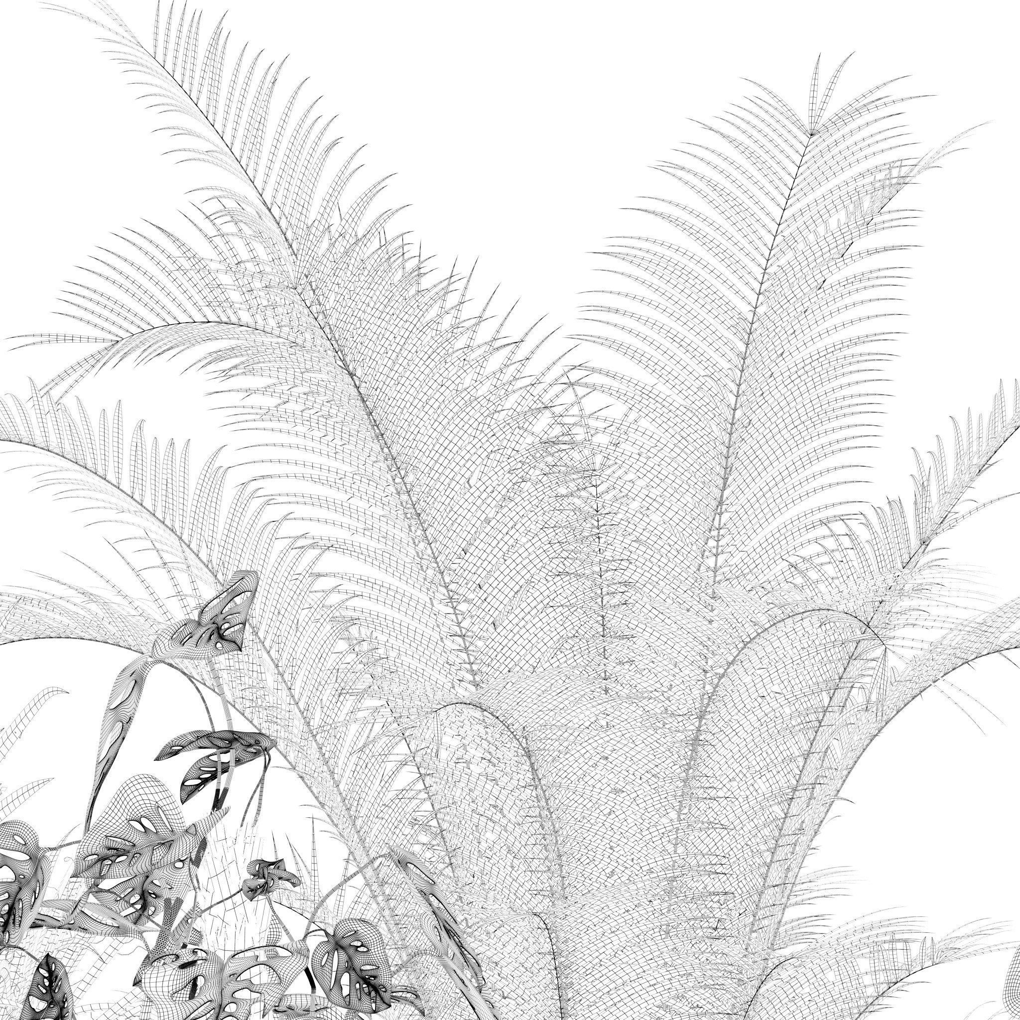 20 Photorealistic Flowers for Interiors - set 120 123 136 140 3D Model Collection_22