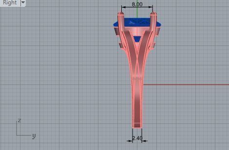 Big one stone Diamond ring 2829 3D print model 3D print model_6