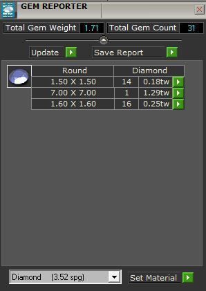Round dimaond ring 2832 3D print model 3D print model_8