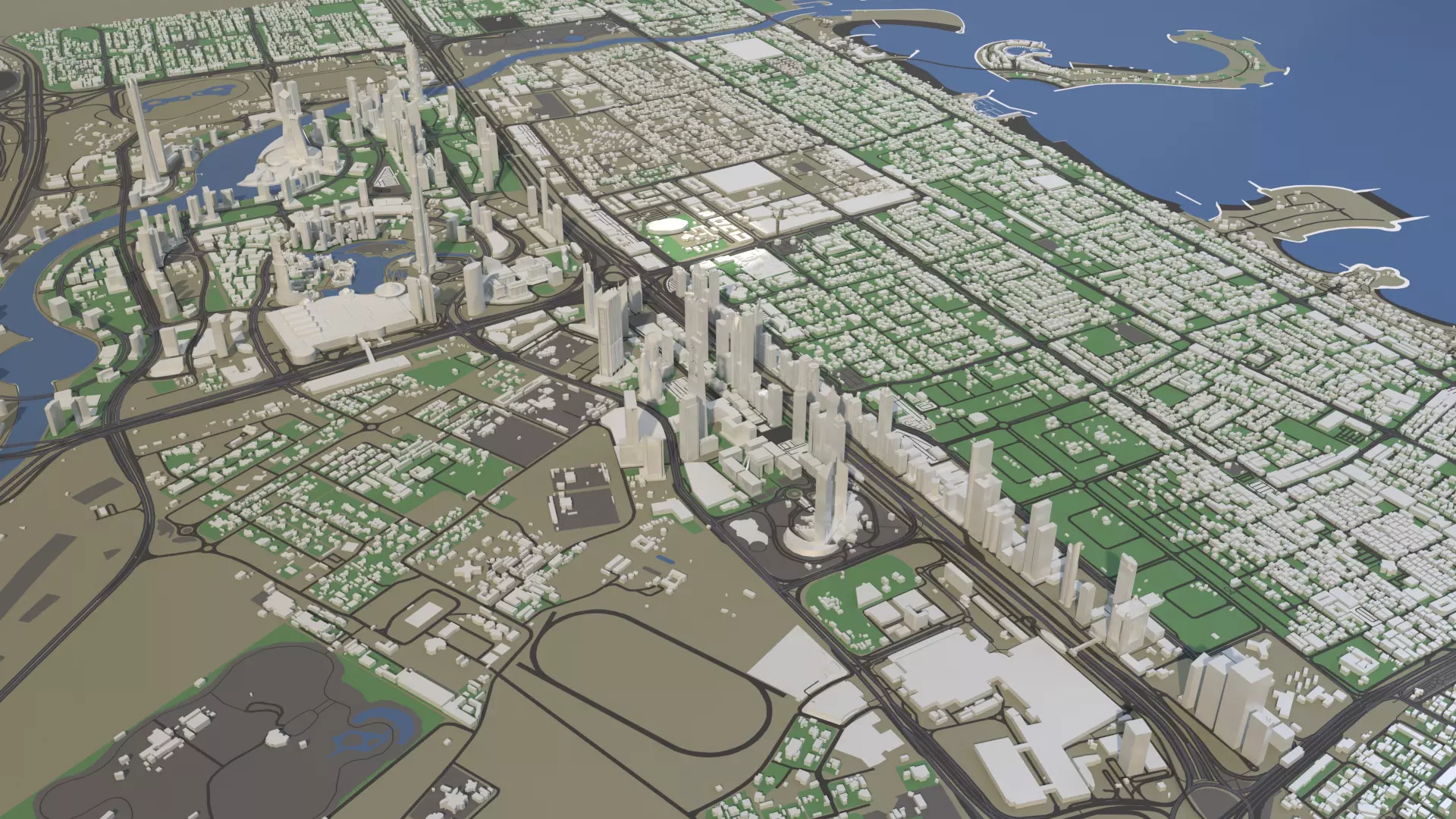 Dubai United Arab Emirates 3D model