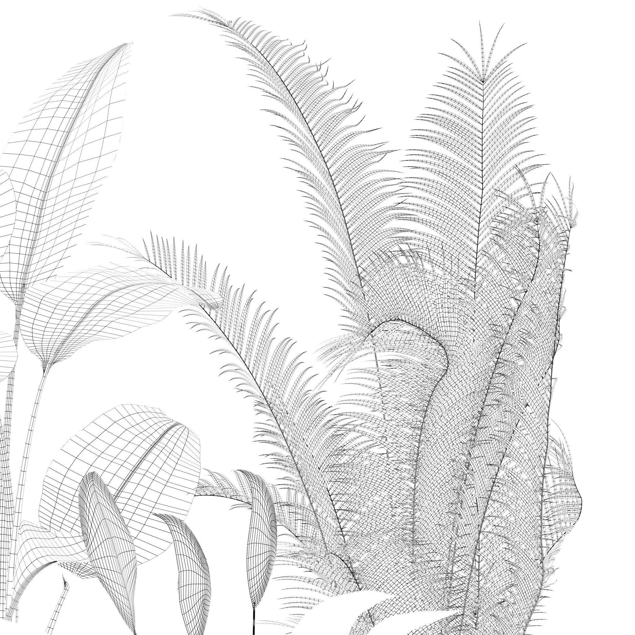 20 Photorealistic Flowers for Interiors - set 121 128 134 141 3D Model Collection_33