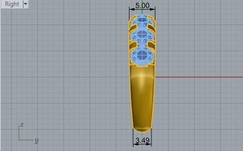 7-Stone diamond ring 2834 3D print model 3D print model_5