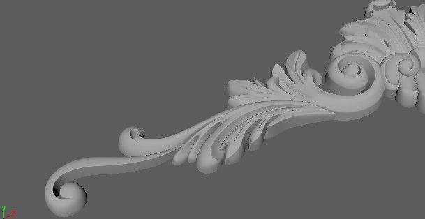 Decor for furniture 3D model_5