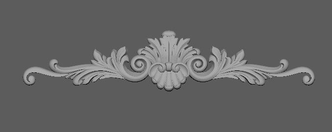 Decor for furniture 3D model_2