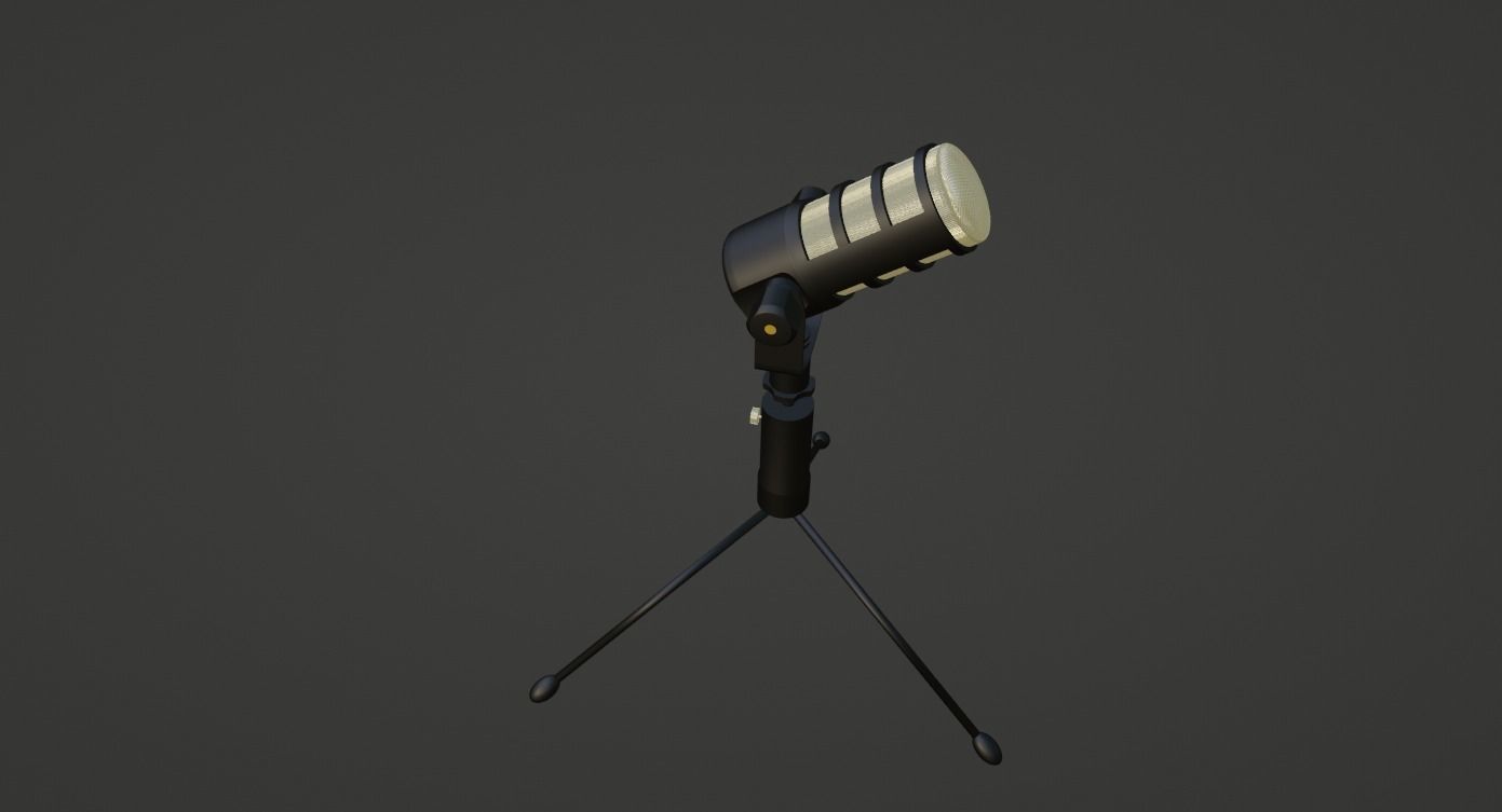 Rode Pod Microphone 3D model_2