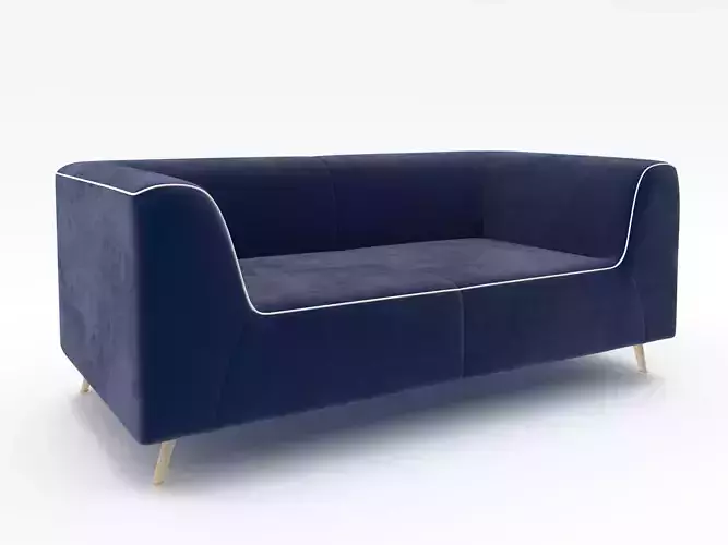 Two seater Navy blue Sofa