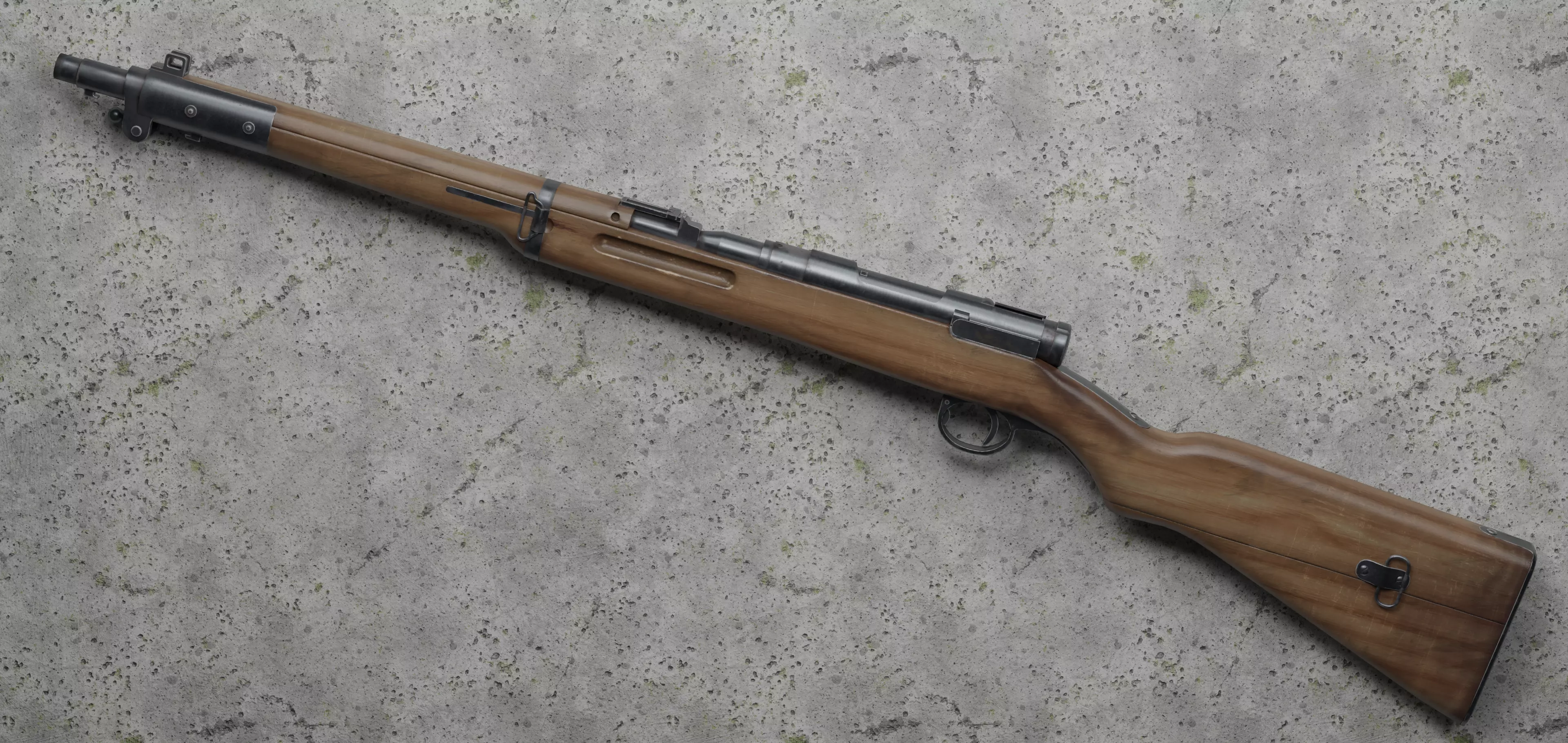 Arisaka 38 Low-poly 3D model