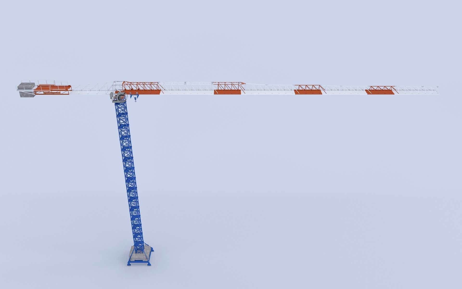 Tower Crane 3D model_19