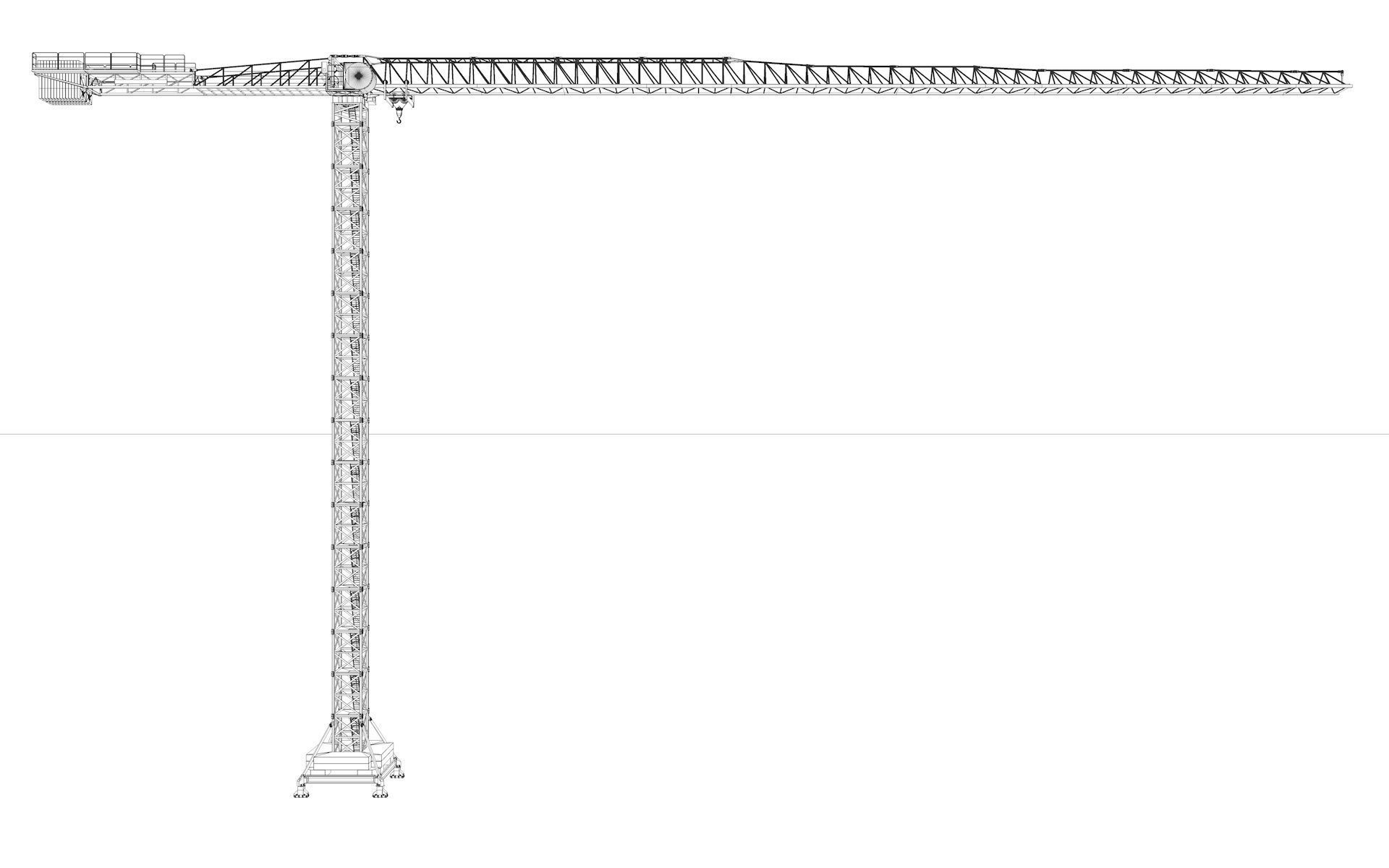 Tower Crane 3D model_20