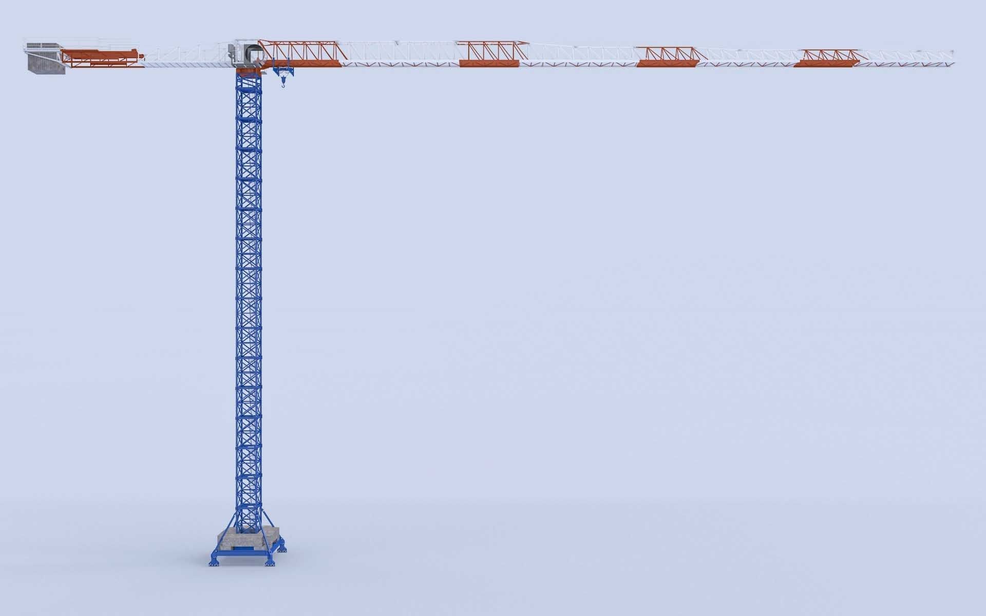 Tower Crane 3D model_15