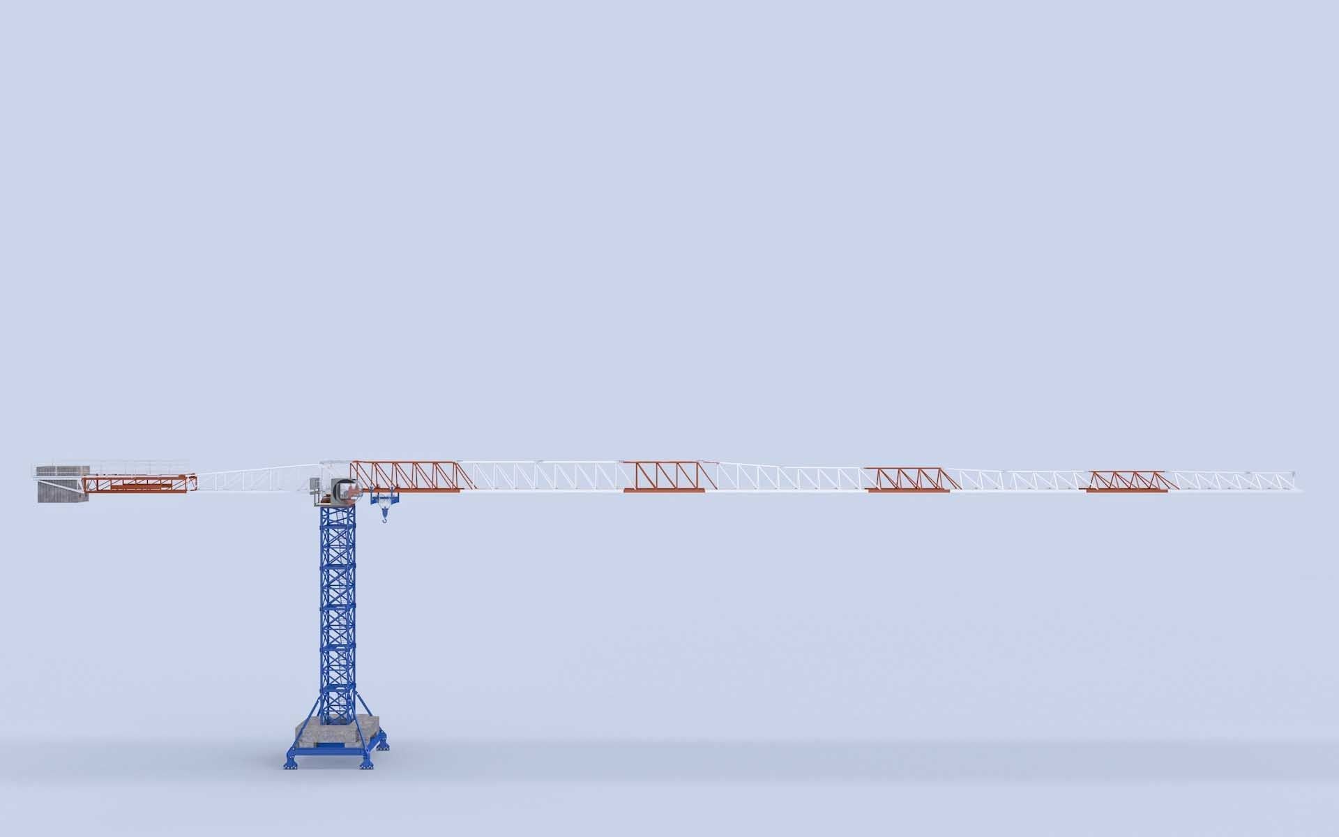 Tower Crane 3D model_14