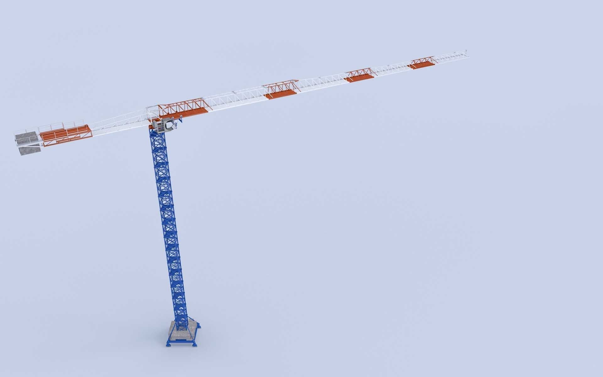 Tower Crane 3D model_17