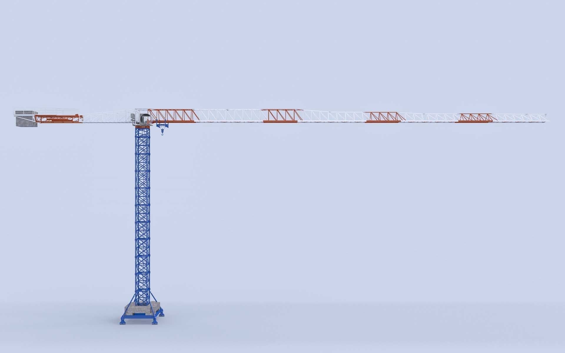 Tower Crane 3D model_13
