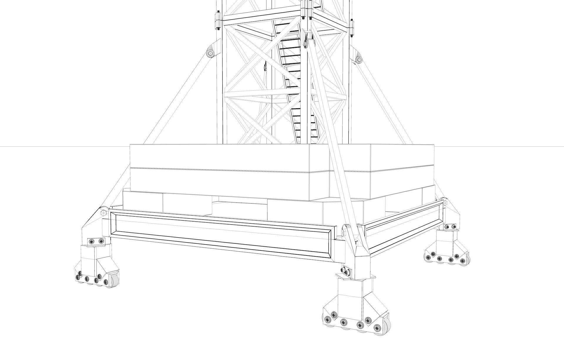 Tower Crane 3D model_22