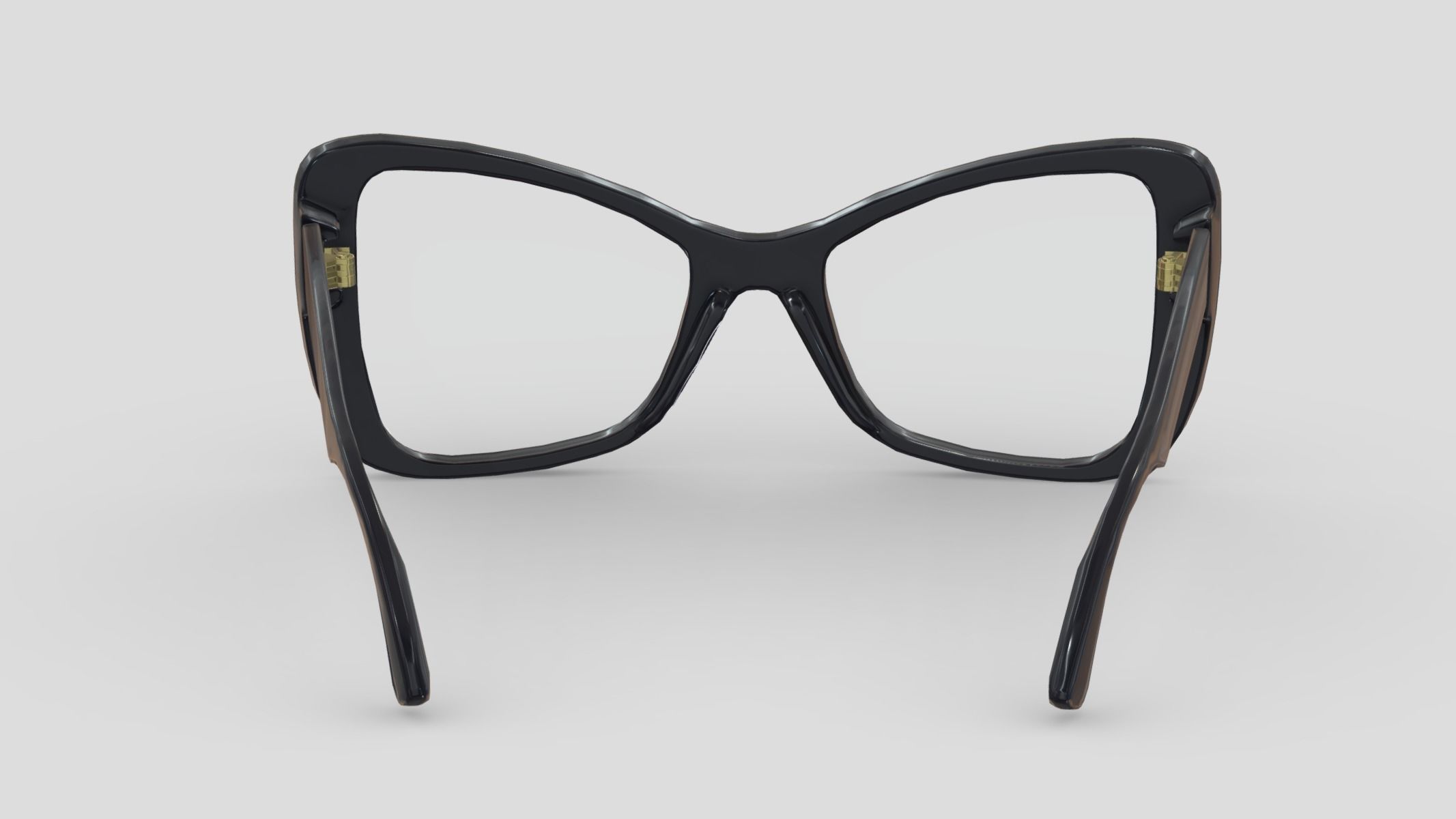  Butterfly Glasses Low Poly PBR Realistic  Low-poly 3D model_4