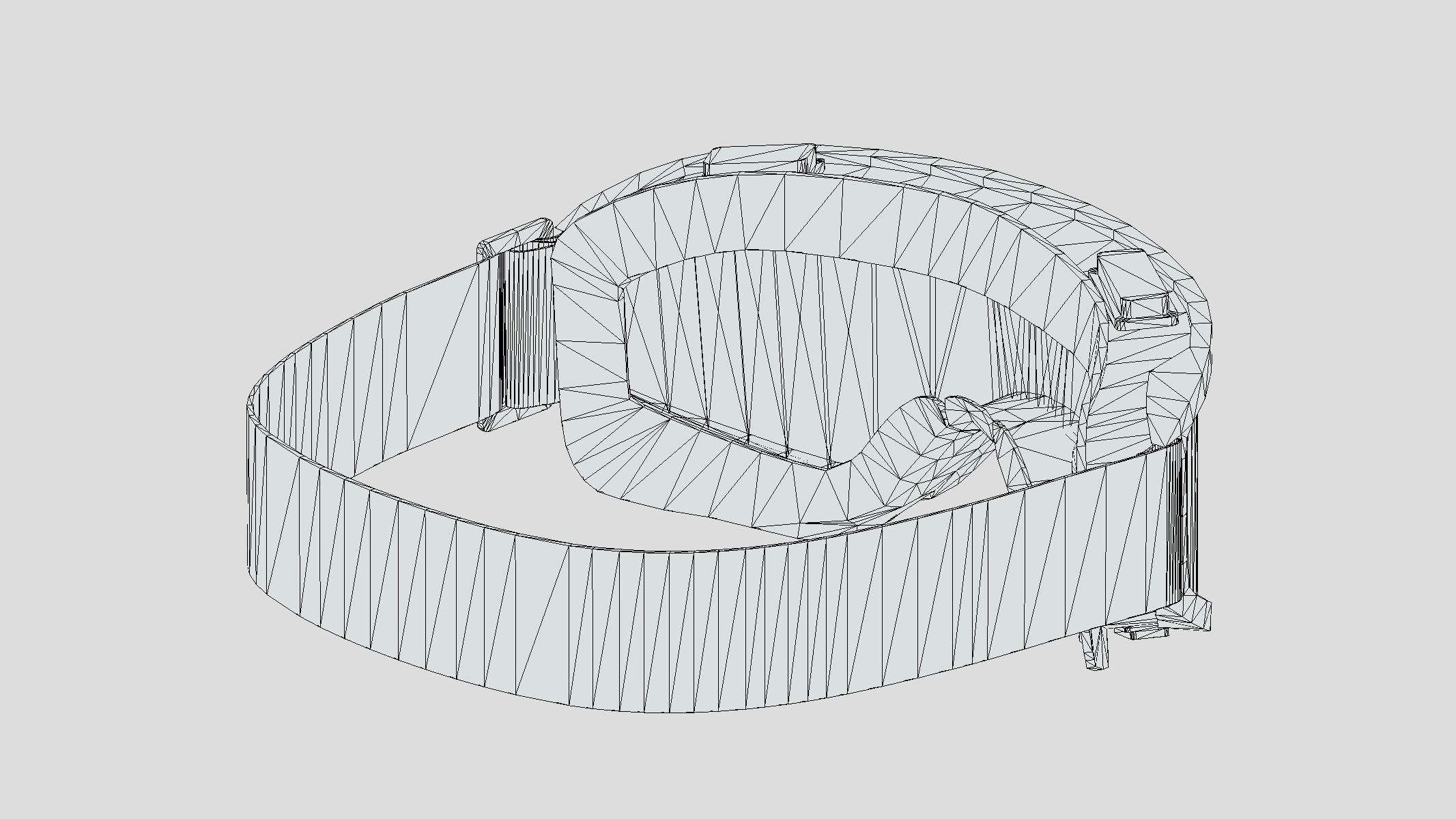 Goggle Glasses Low Poly PBR Realistic Low-poly 3D model_9