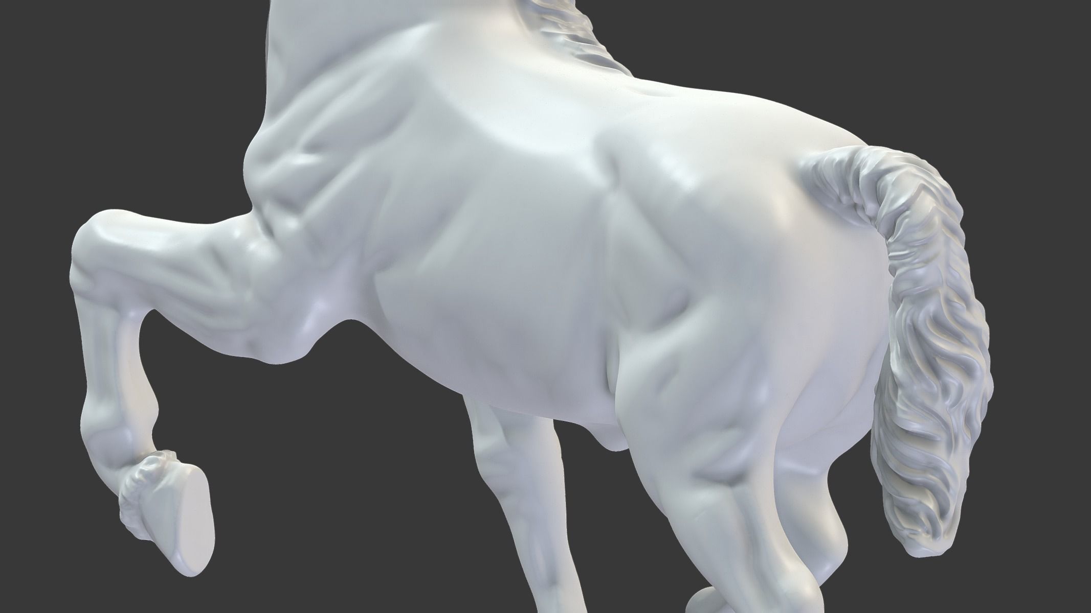 Horse Statue 3D print model_5