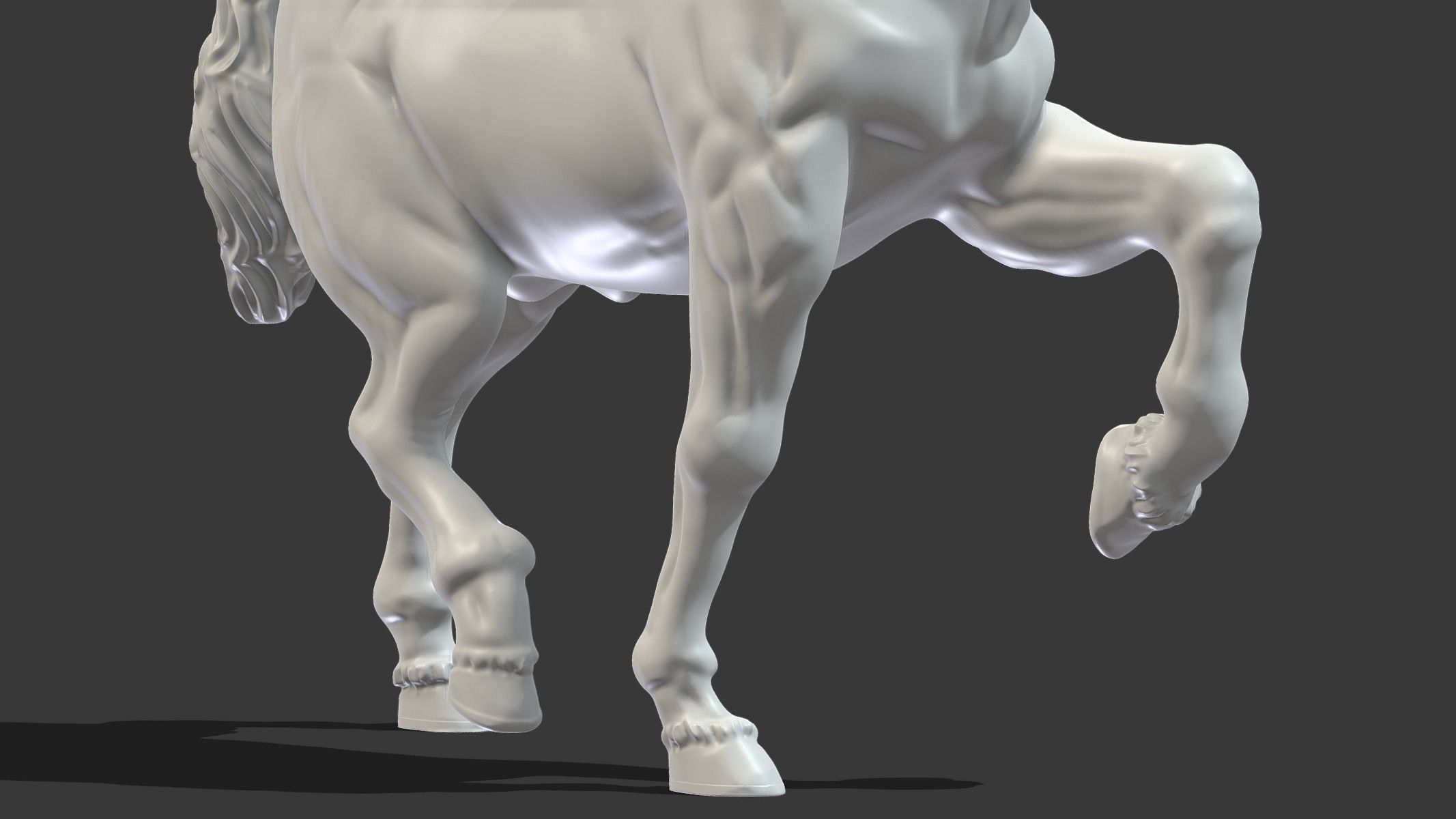 Horse Statue 3D print model_2