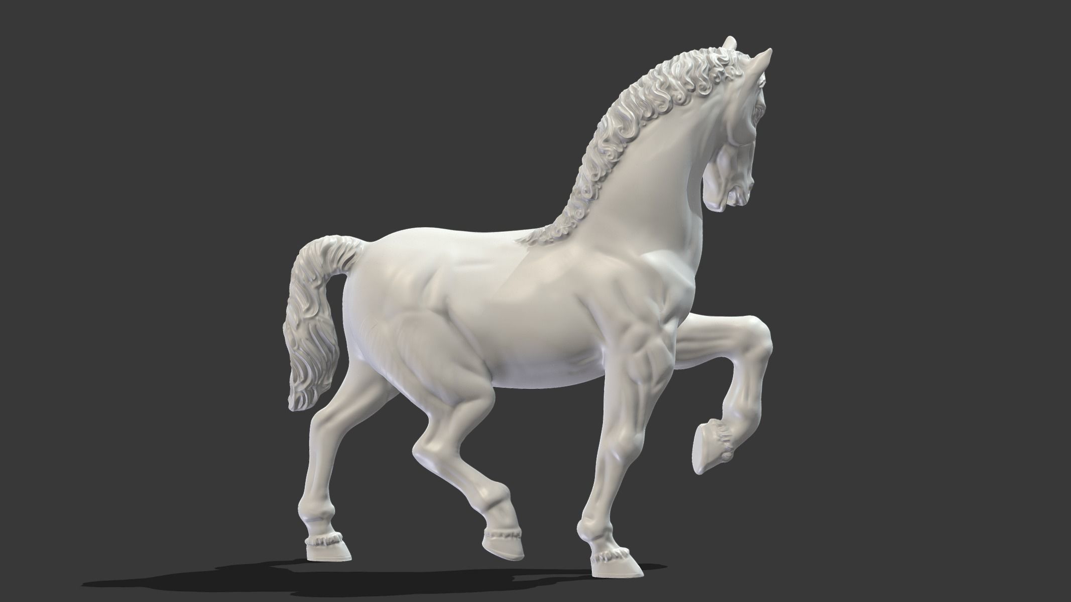 Horse Statue 3D print model_8