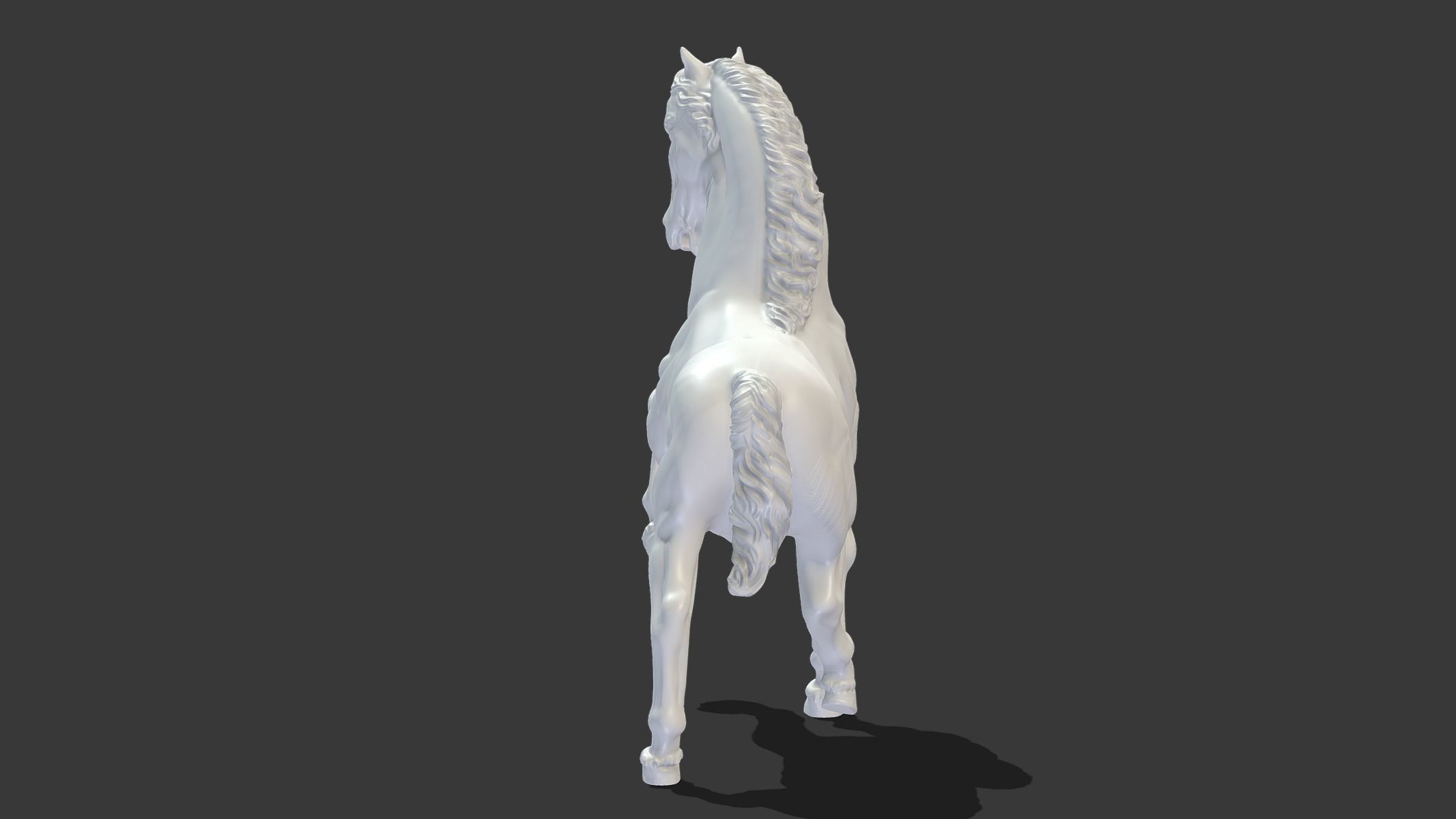 Horse Statue 3D print model_10