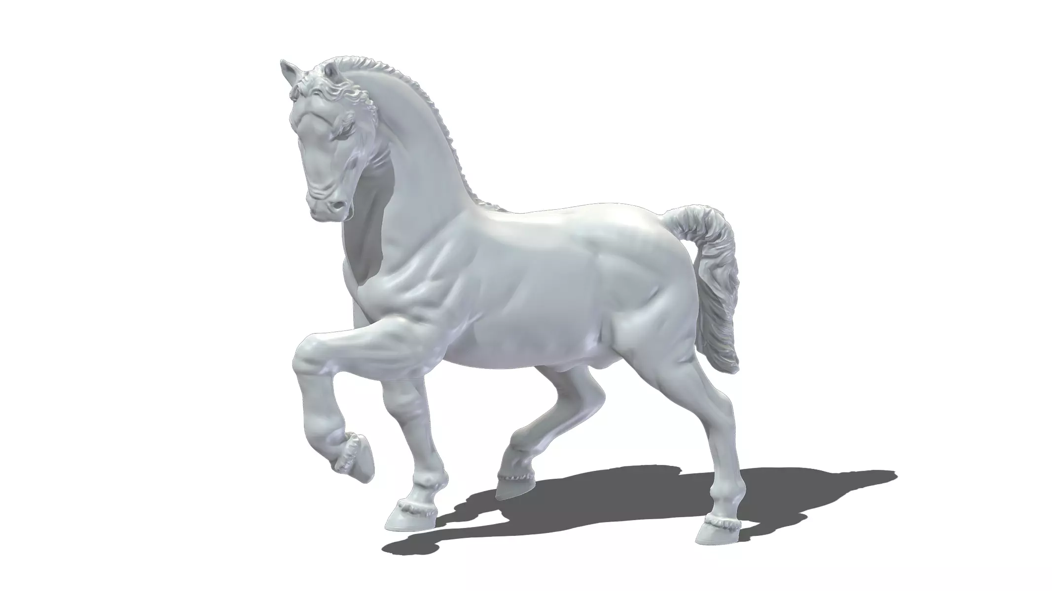 Horse Statue 3D print model_0