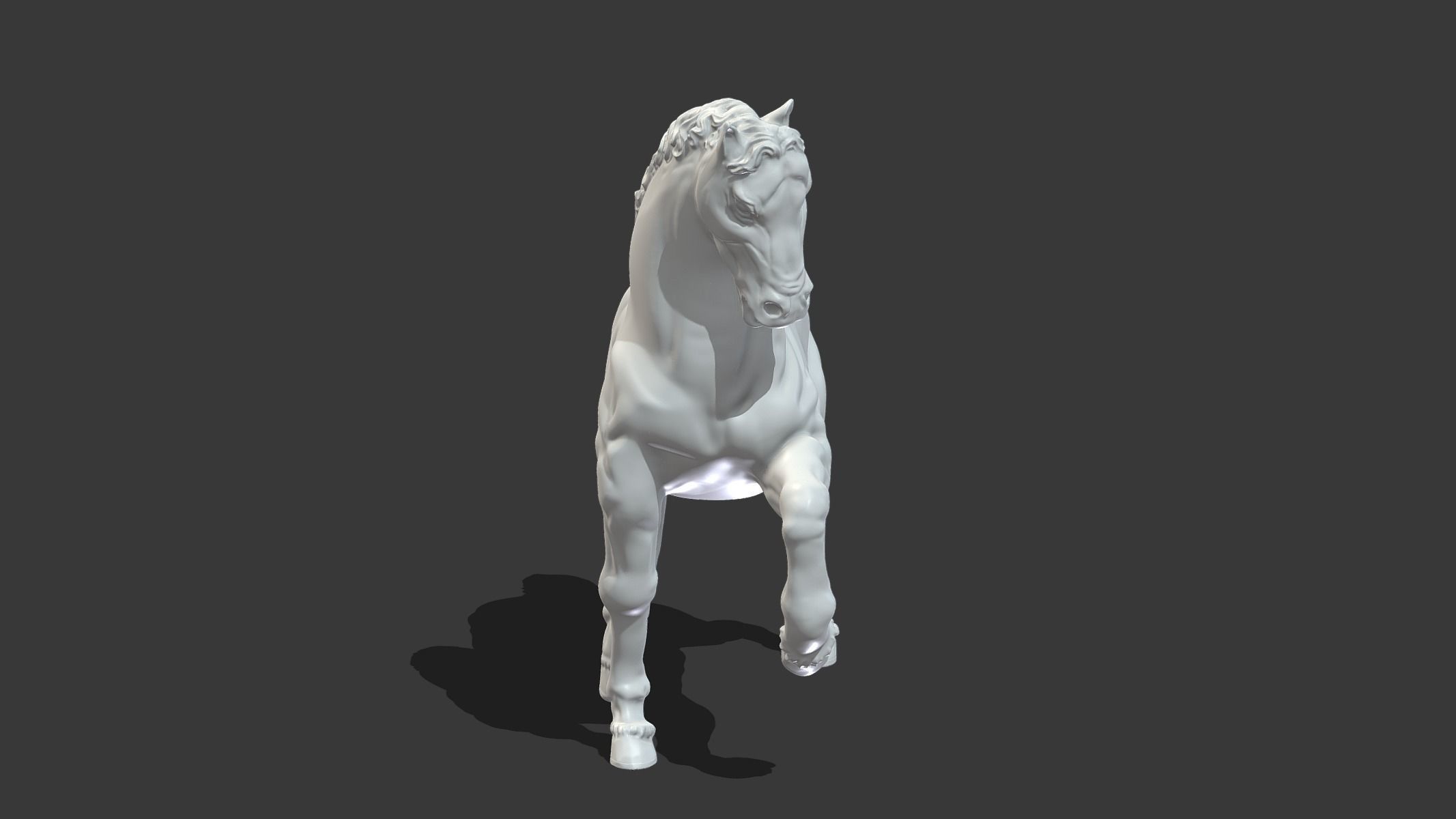Horse Statue 3D print model_6