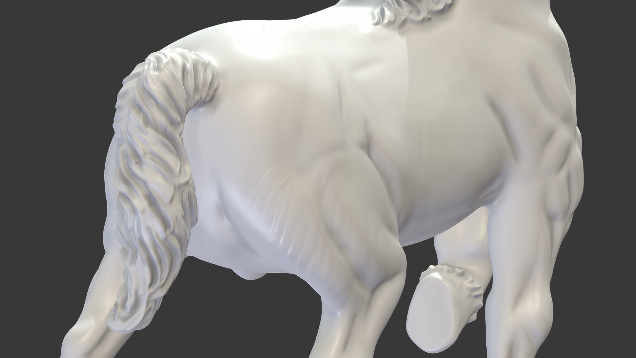 Horse Statue 3D print model_3