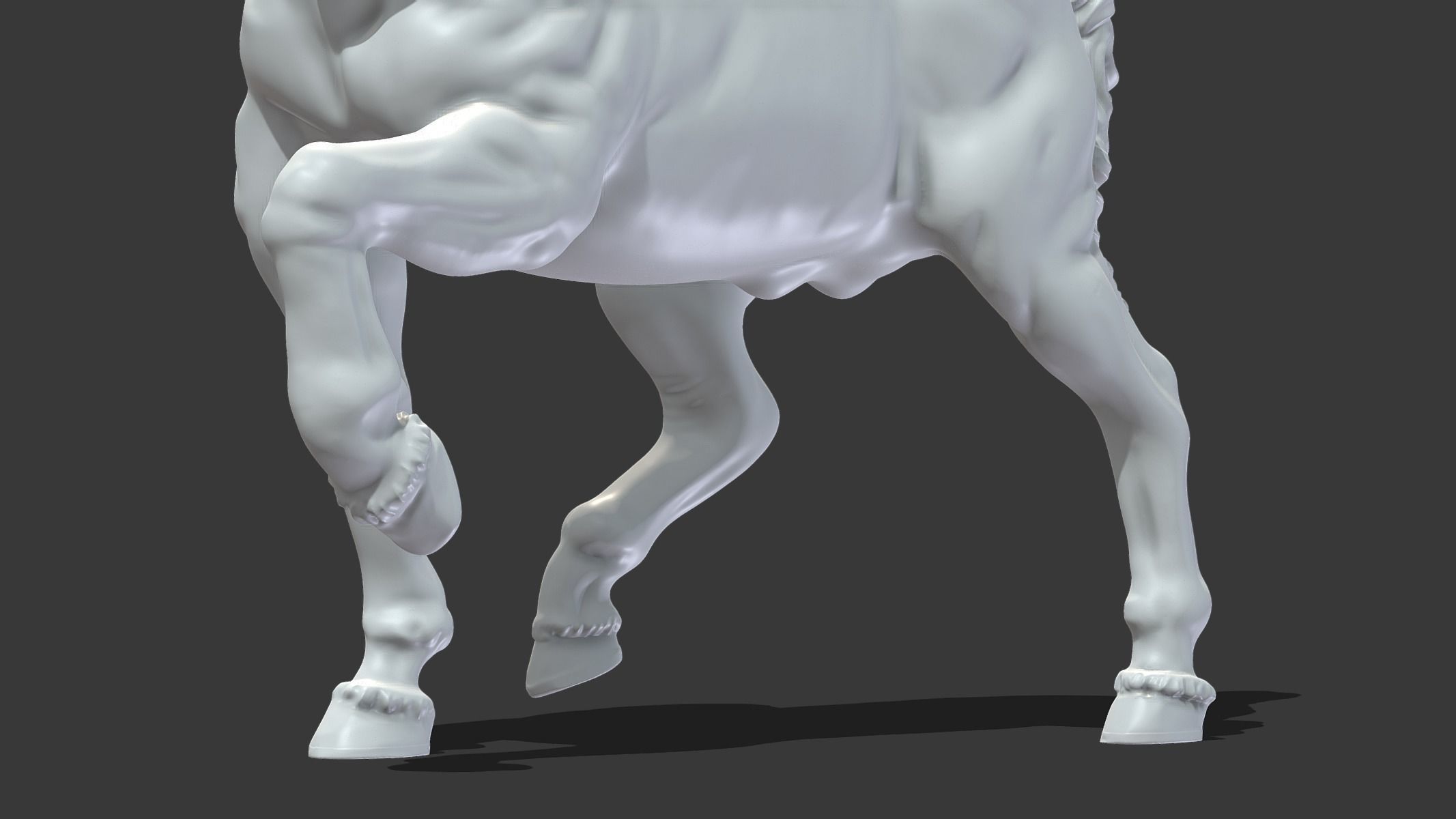 Horse Statue 3D print model_13