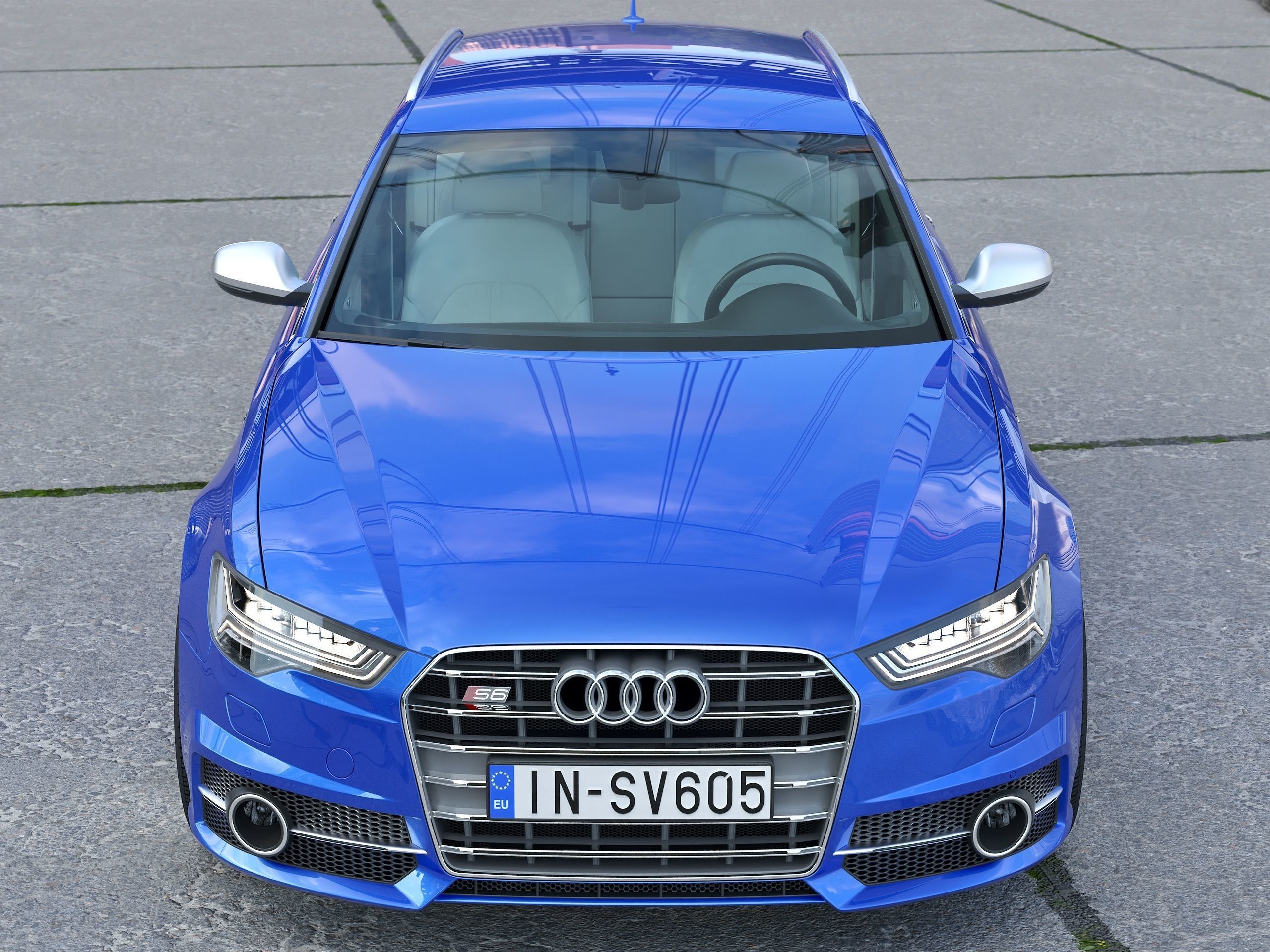 Audi S6 Avant 2016 3D model_2